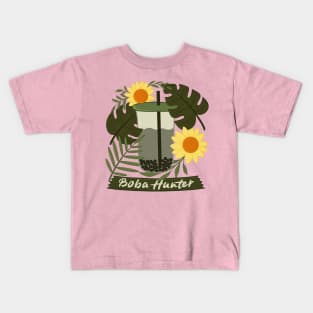 boba hunter Kids T-Shirt